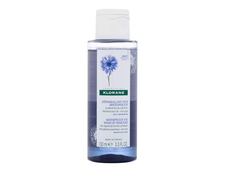 Augen-Make-up-Entferner Klorane Cornflower Waterproof 100 ml