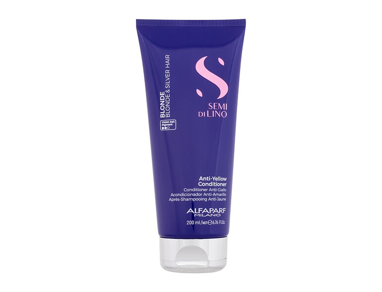 Conditioner ALFAPARF MILANO Semi Di Lino Anti-Yellow Conditioner 200 ml