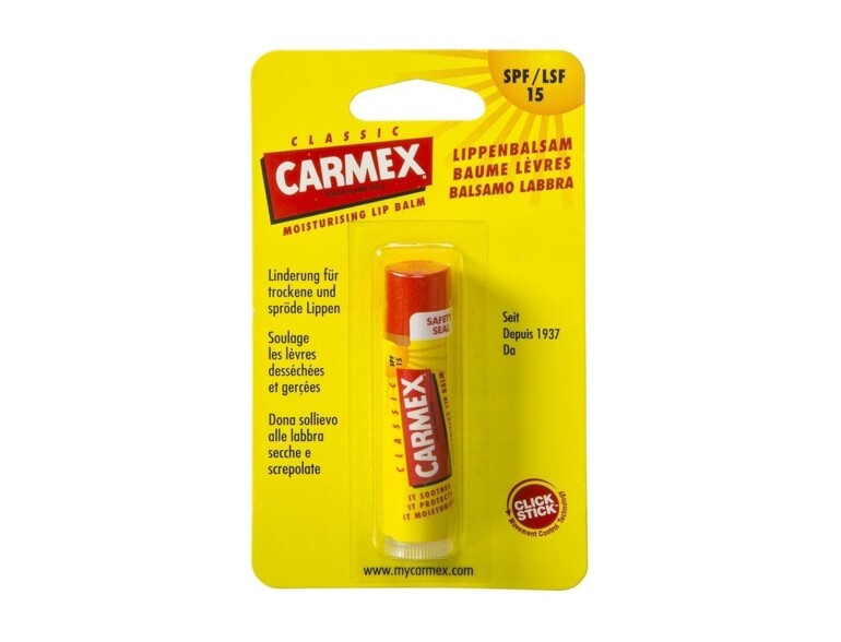 Baume à lèvres Carmex Classic SPF15 4,25 g emballage endommagé