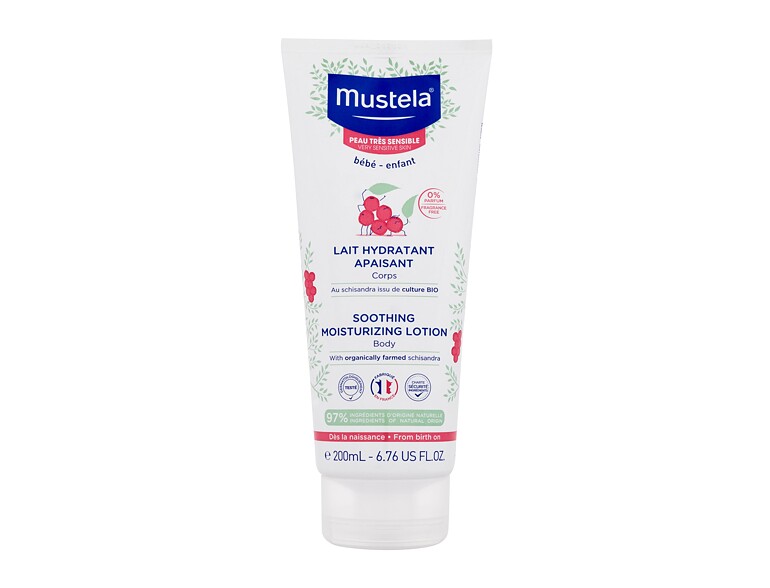 Körperlotion Mustela Bébé Soothing Moisturizing Body Lotion 200 ml