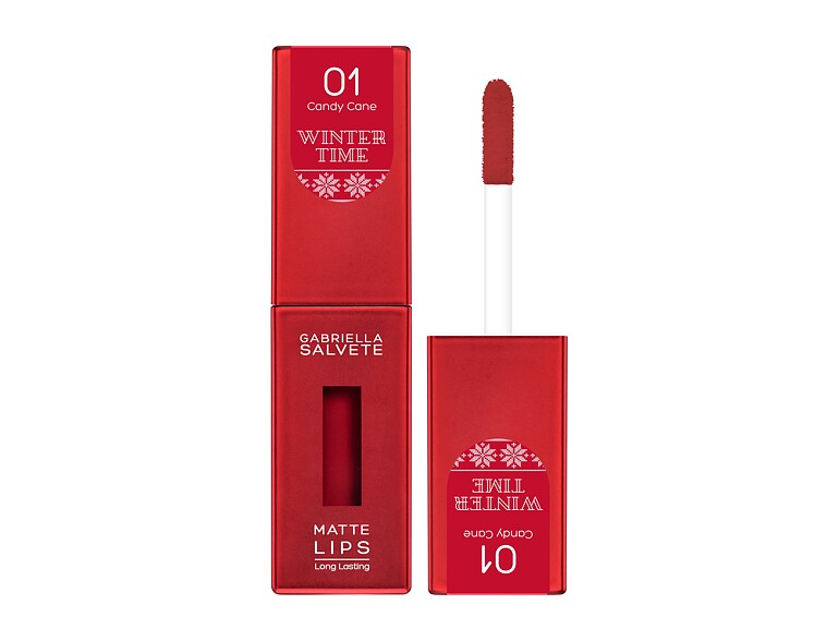 Rossetto Gabriella Salvete Winter Time Matte Lips 4,5 ml 01 Candy Cane