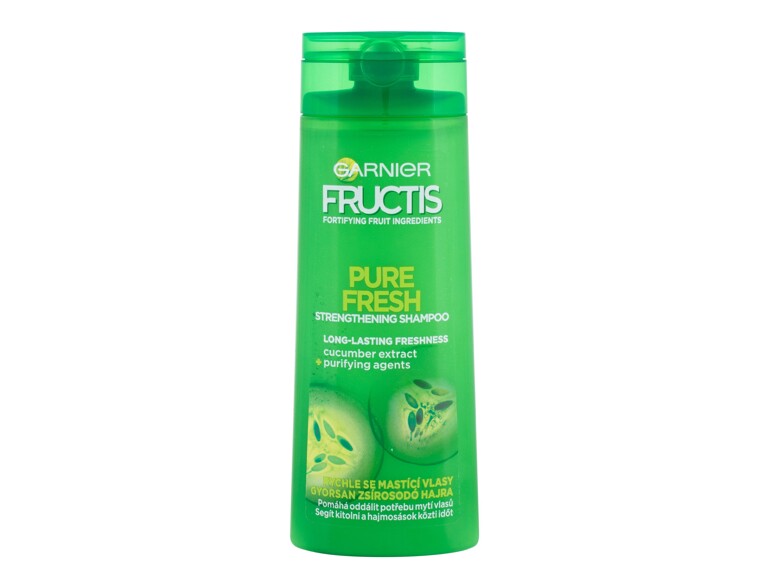 Shampoo Garnier Fructis Pure Fresh 250 ml Beschädigtes Flakon