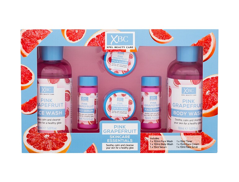 Duschgel Xpel Pink Grapefruit Skincare Essentials 150 ml Sets