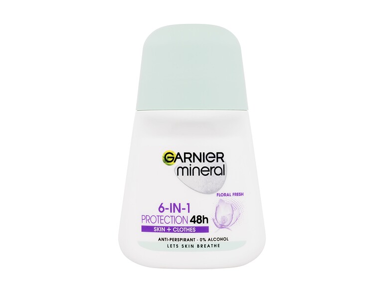 Antitraspirante Garnier Mineral Protection 6-in-1 Floral Fresh 48h 50 ml
