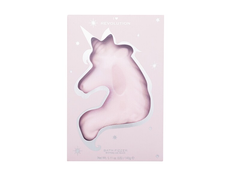 Badebombe I Heart Revolution Unicorn Bath Fizzer Unicorn Heart 145 g