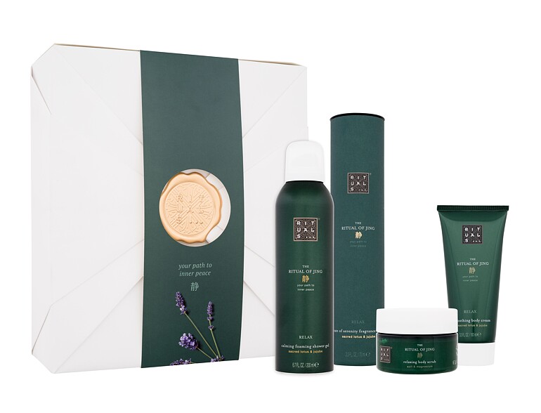 Duschschaum  Rituals The Ritual Of Jing 4 Calming Bestsellers 200 ml Beschädigte Schachtel Sets