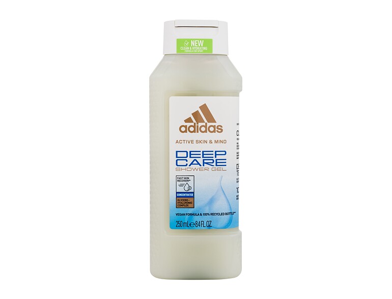 Doccia gel Adidas Deep Care New Clean & Hydrating 250 ml