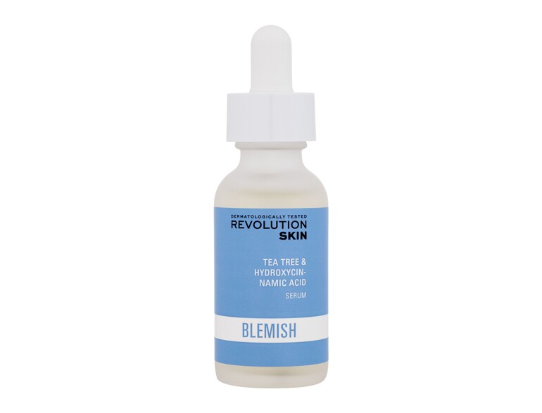 Siero per il viso Revolution Skincare Blemish Tea Tree & Hydroxycinnamic Acid Serum 30 ml