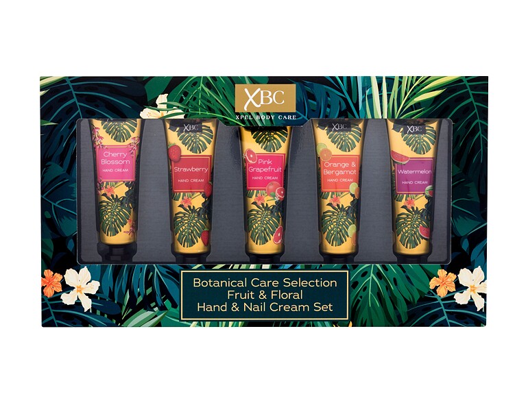 Handcreme  Xpel Botanical Care Selection Fruit & Floral Hand & Nail Cream Set 30 ml Beschädigte Schachtel Sets
