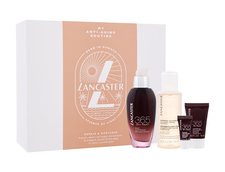 Gesichtsserum Lancaster 365 Skin Repair My Anti-Aging Routine Repair & Radiance 50 ml Beschädigte Schachtel Sets