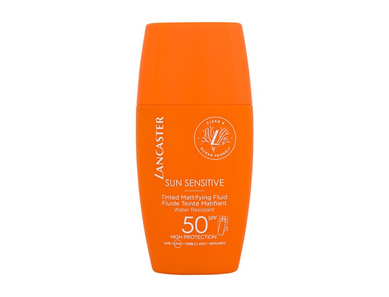 Sonnenschutz fürs Gesicht Lancaster Sun Sensitive Tinted Mattifying Fluid SPF50 30 ml