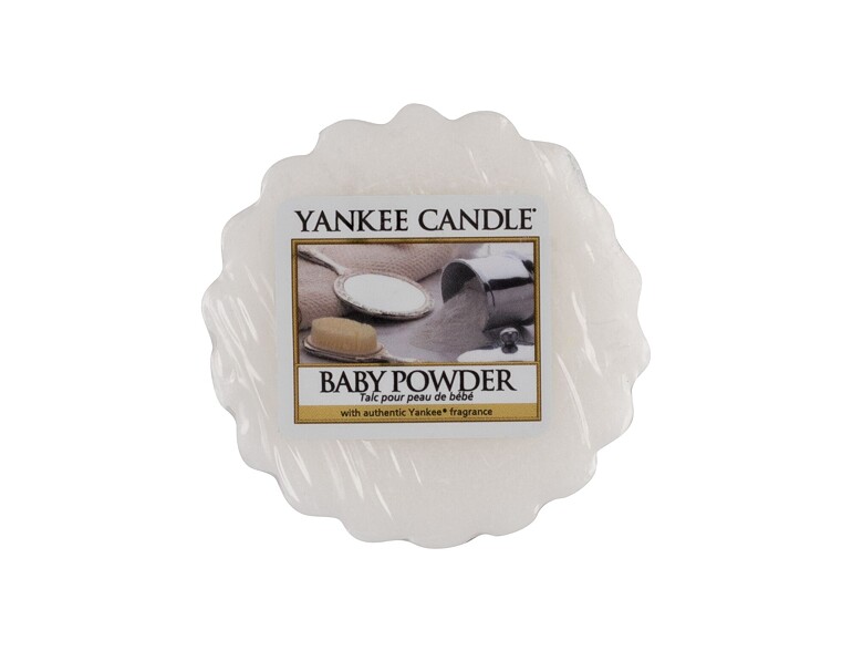 Cera profumata Yankee Candle Baby Powder 22 g confezione danneggiata