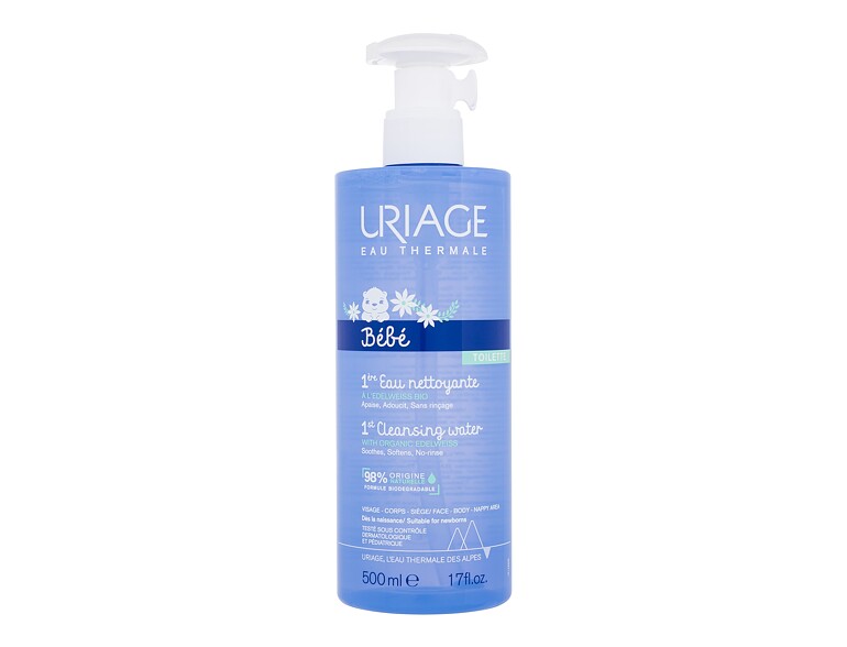 Acqua detergente e tonico Uriage Bébé 1st Cleansing Water 500 ml