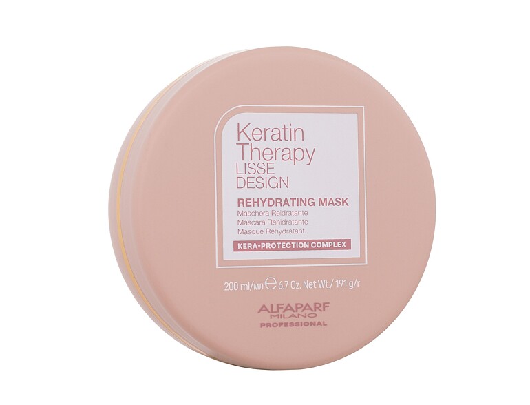 Haarmaske ALFAPARF MILANO Keratin Therapy Lisse Design Rehydrating 200 ml