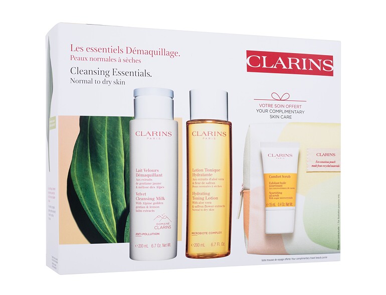 Reinigungsmilch Clarins Cleansing Essentials 200 ml Beschädigte Schachtel Sets