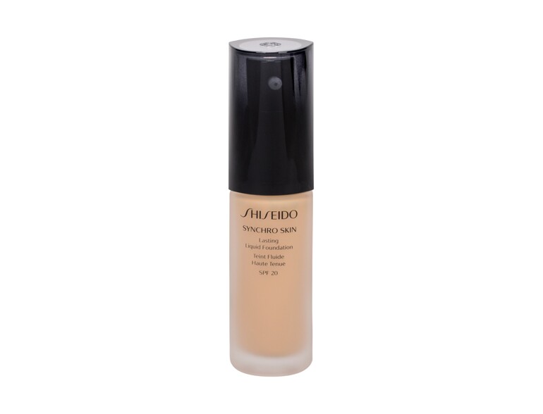 Fond de teint Shiseido Synchro Skin Lasting Liquid Foundation SPF20 30 ml Golden 3 boîte endommagée