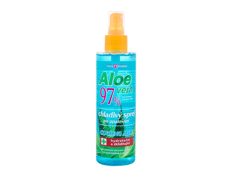 After Sun Vivaco VivaPharm Aloe Vera Cooling Spray 200 ml Beschädigtes Flakon