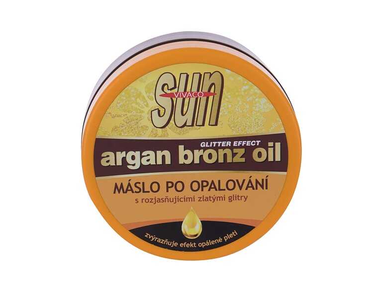 After Sun Vivaco Sun Argan Bronz Oil Brightening Body Butter 200 ml Beschädigte Verpackung