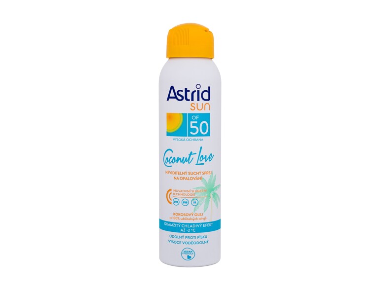 Sonnenschutz Astrid Sun Coconut Love Dry Mist Spray SPF50 150 ml Beschädigtes Flakon