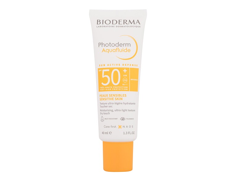 Sonnenschutz fürs Gesicht BIODERMA Photoderm Aquafluide Invisible SPF50+ 40 ml