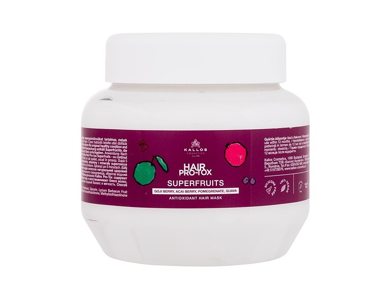 Haarmaske Kallos Cosmetics Hair Pro-Tox Superfruits Antioxidant Hair Mask 275 ml