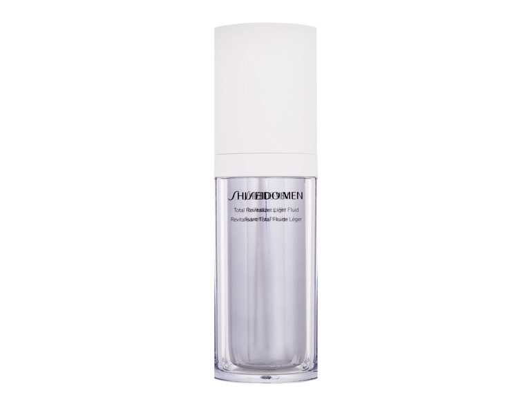 Siero per il viso Shiseido MEN Total Revitalizer Light Fluid 70 ml scatola danneggiata