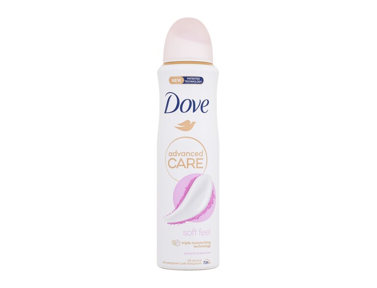 Antitraspirante Dove Advanced Care Soft Feel 72h 150 ml