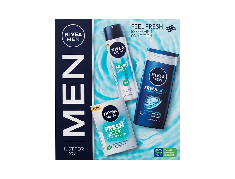 Rasierwasser Nivea Men Fresh Kick Feel Fresh 100 ml Sets