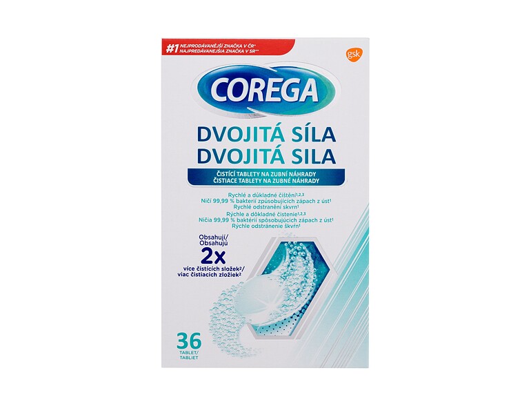 Reinigungstabletten und Lösungen Corega Tabs Double Strength 36 St.