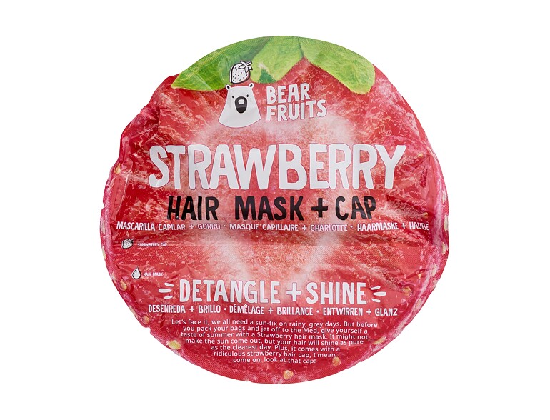 Bear Fruits Strawberry Hair Mask + Cap Haarmaske Parfumcity.ch