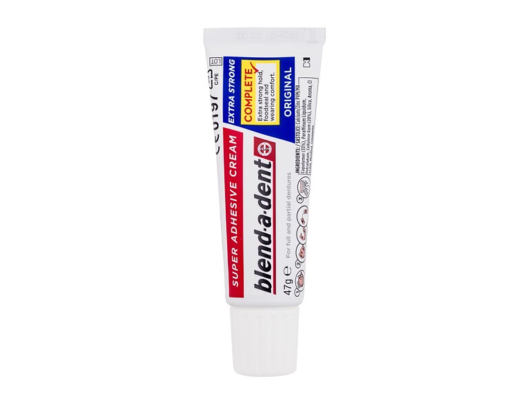 Crème fixative pour prothèses dentaires Blend-a-dent Extra Strong Original Super Adhesive Cream 47 g