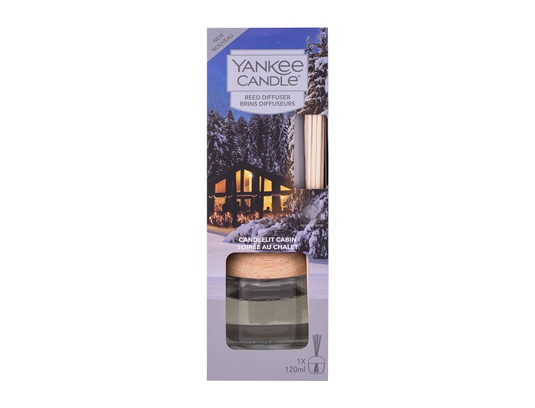 Raumspray und Diffuser Yankee Candle Candlelit Cabin 120 ml Beschädigte Schachtel