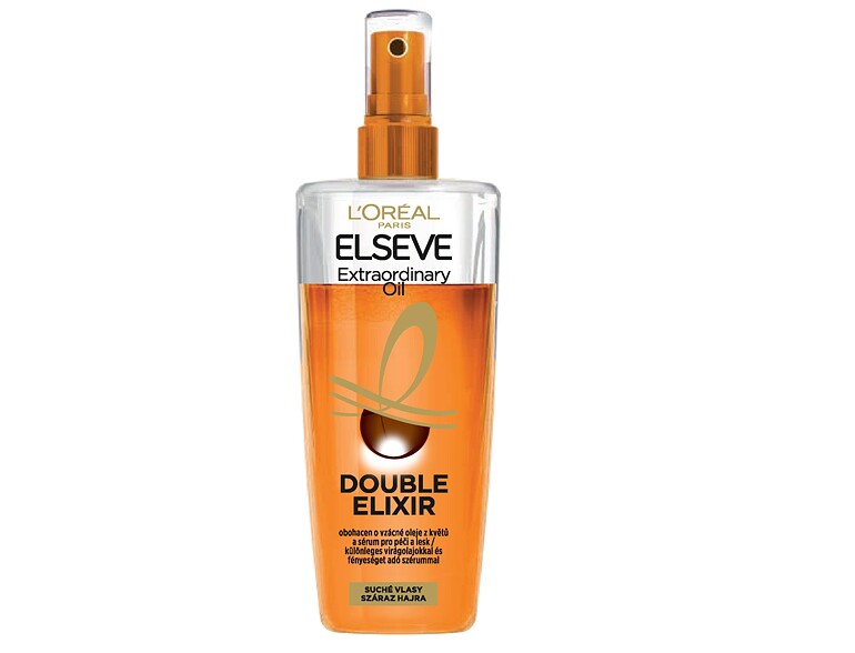 Spray curativo per i capelli L'Oréal Paris Elseve Extraordinary Oil Double Elixir 200 ml