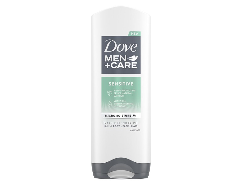 Doccia gel Dove Men + Care Sensitive 250 ml