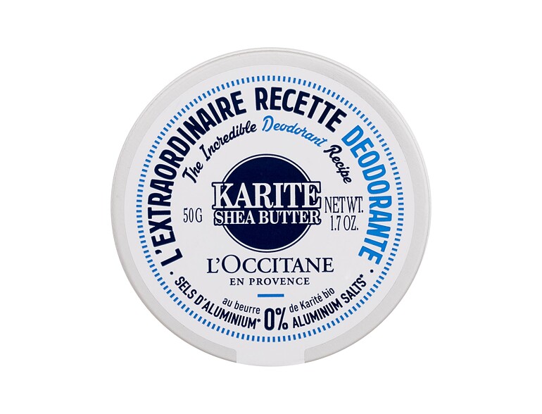 Deodorant L'Occitane Shea Butter The Incredible Deodorant Recipe 50 g