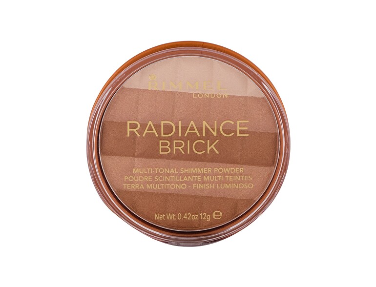 Bronzer Rimmel London Radiance Brick 12 g 001 Light Beschädigte Schachtel