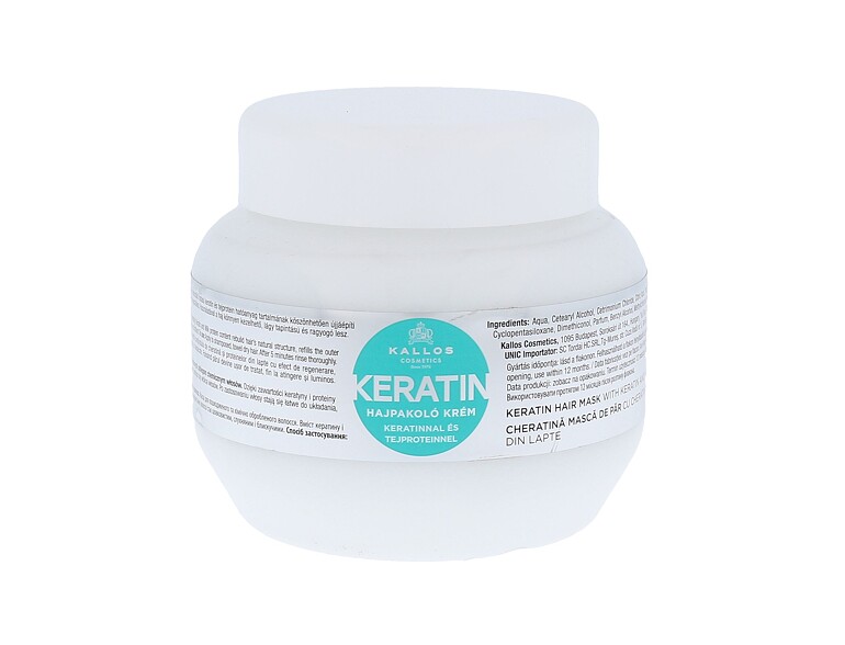 Haarmaske Kallos Cosmetics Keratin 275 ml Beschädigtes Flakon