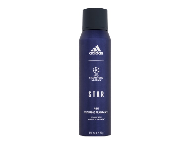 Déodorant Adidas UEFA Champions League Star Aromatic & Citrus Scent 150 ml