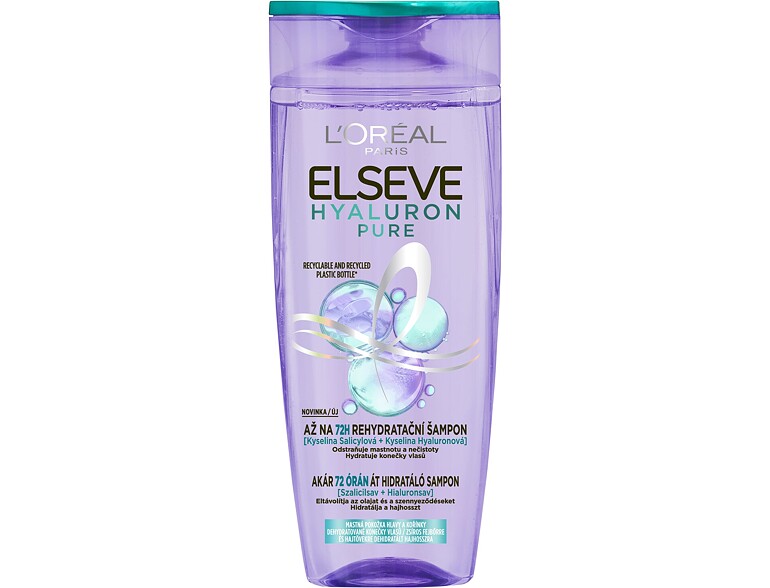 Shampooing L'Oréal Paris Elseve Hyaluron Pure 250 ml