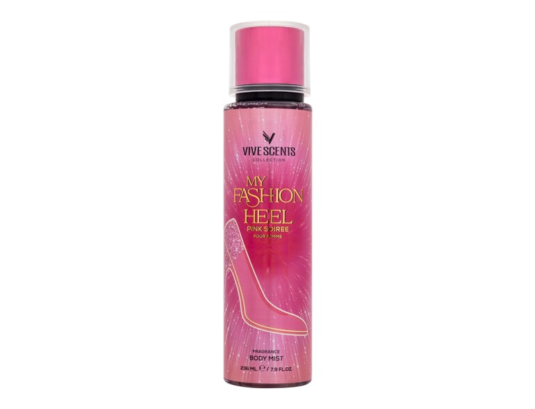 Körperspray Vive Scents My Fashion Heel Pink Soiree 236 ml Beschädigtes Flakon
