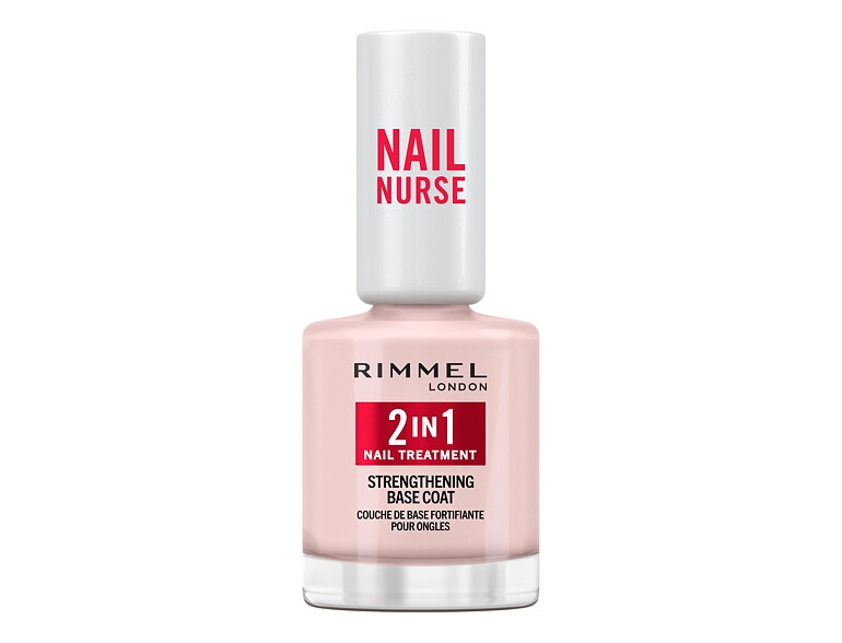 Smalto per le unghie Rimmel London Nail Nurse 2in1 Strenghtening Base Coat 12 ml