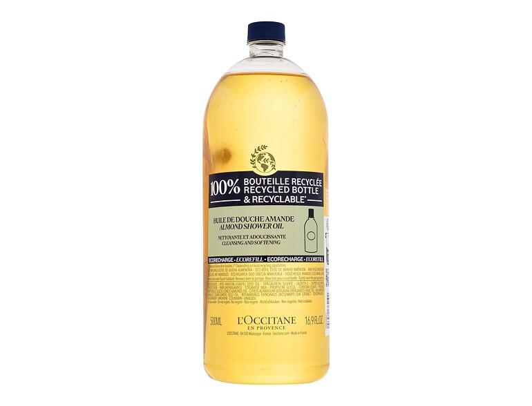 Duschöl L'Occitane Almond (Amande) Shower Oil Nachfüllung Ecorefill 500 ml