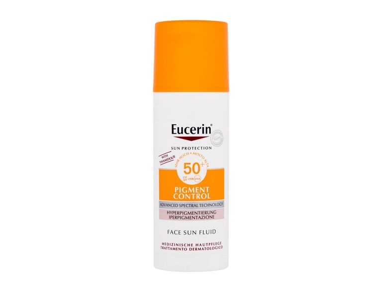 Protezione solare viso Eucerin Sun Protection Pigment Control Face Sun Fluid SPF50+ 50 ml