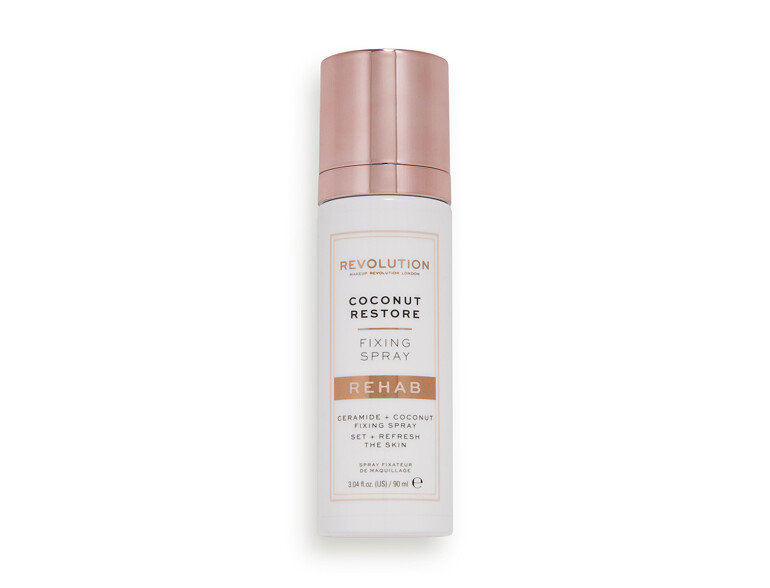 Make-up Fixierer Makeup Revolution London Rehab Coconut Restore Fixing Spray 90 ml
