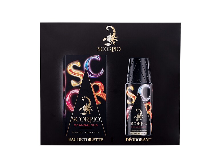 Eau de Toilette Scorpio Scandalous 75 ml Beschädigte Schachtel Sets