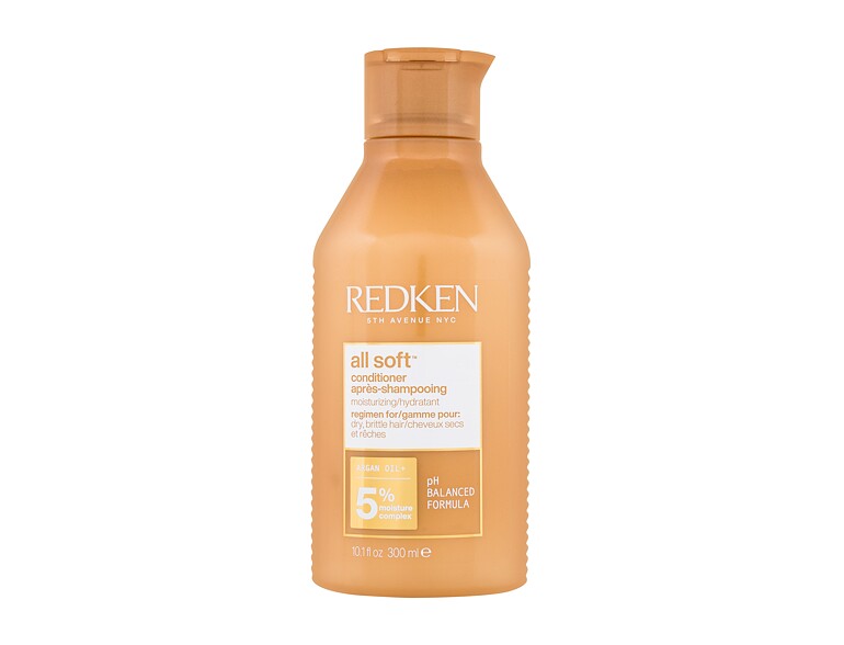Conditioner Redken All Soft 300 ml Beschädigtes Flakon