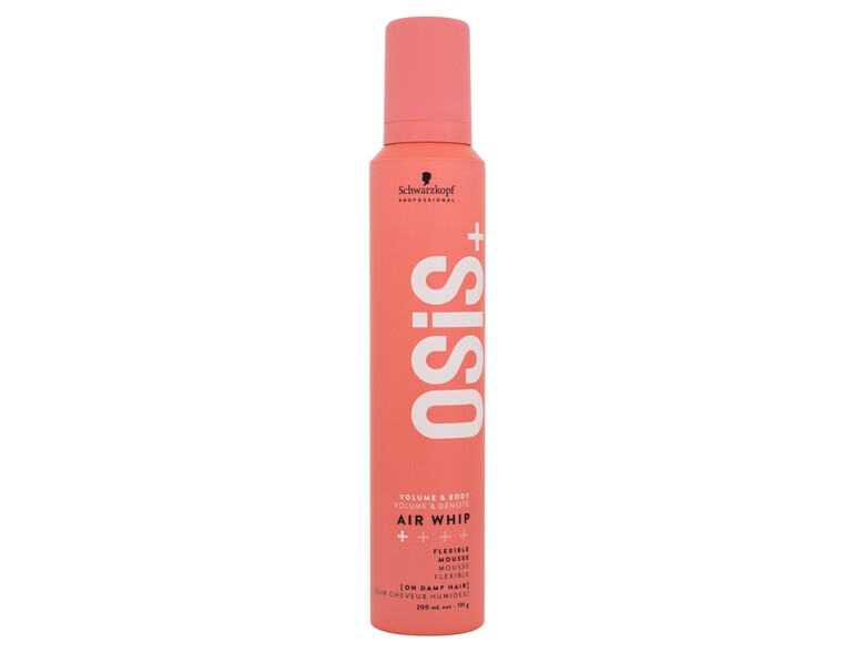 Haarfestiger Schwarzkopf Professional Osis+ Air Whip Flexible Mousse 200 ml Beschädigtes Flakon