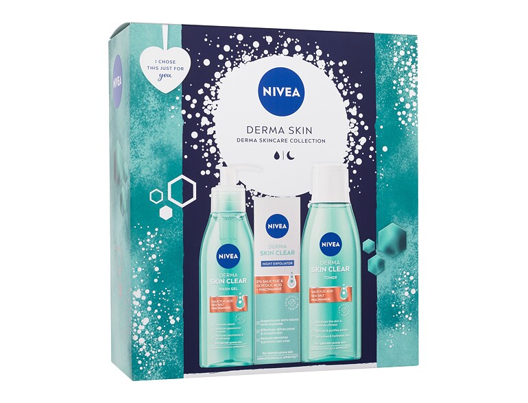 Gommage Nivea Derma Skin Clear 40 ml Sets