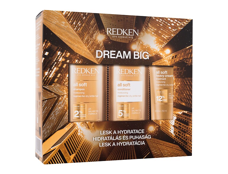 Shampoo Redken All Soft Dream Big 300 ml Beschädigte Schachtel Sets