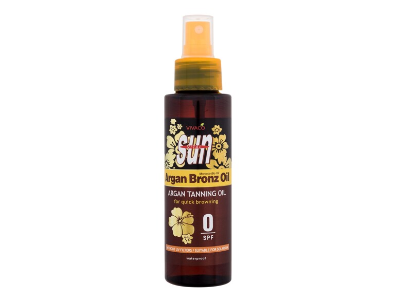 Sonnenschutz Vivaco Sun Argan Bronz Oil Tanning Oil SPF0 100 ml Beschädigtes Flakon